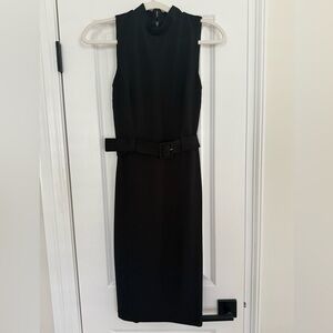 Elegant Black Sleeveless Dress